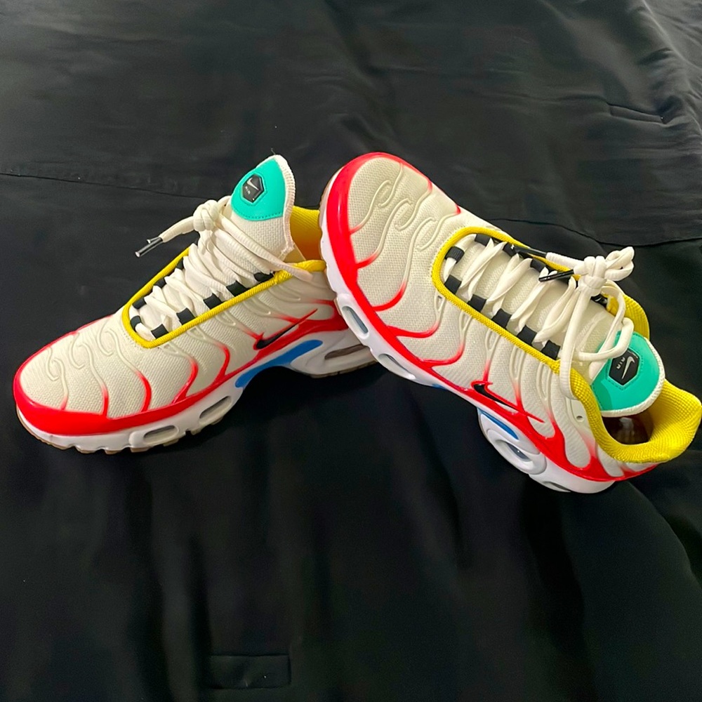 Nike Tn pink yellow and white, wore a couple times. Perfect condition. No box